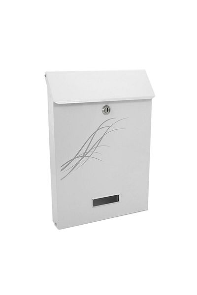 damech Mailbox, White, C4 Format, 25x6.5x35.5 Cm,