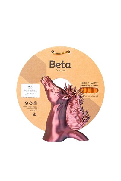 Beta Filament Beta PLA-Mystic Silk Filament Red Gold Black