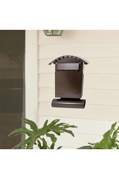 damech Mailbox, Newspaper Holder, Copper, B6 Format, 24.5x7x36.5 Cm,