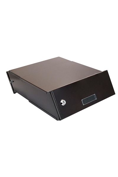 damech Mailbox, Adjustable Depth, Brown, C4 Format, 30x24/40.5x11 Cm,