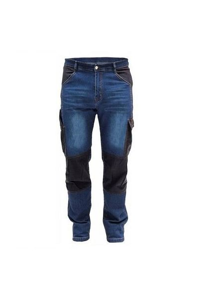 dedra Pantaloni De Lucru Tip Blugi, Slim Fit, Model Denim, Marimea Xxl/58,
