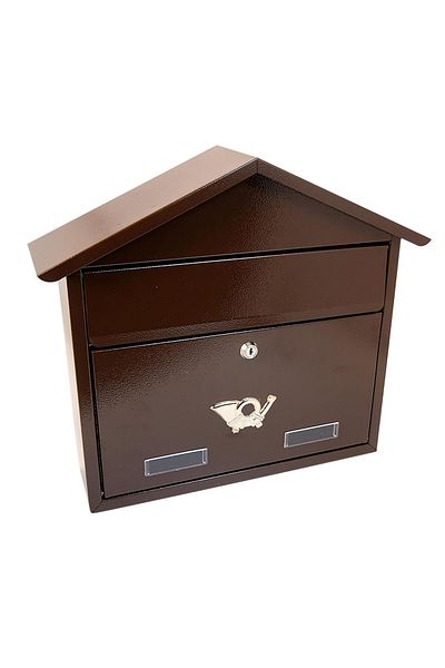 damech Mailbox, Brown, Format C4, 43x12x39 Cm,