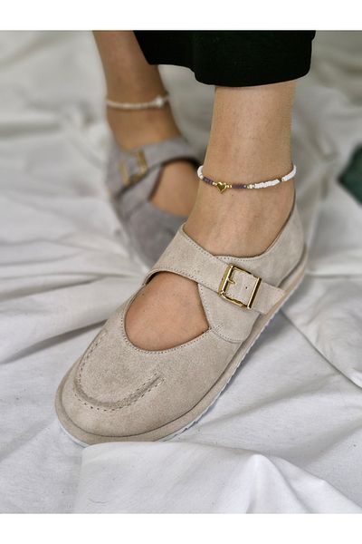 Gülşah'ın Takıları Heart Detailed Beaded Women's Anklet – Elegant Summer Foot Jewelry