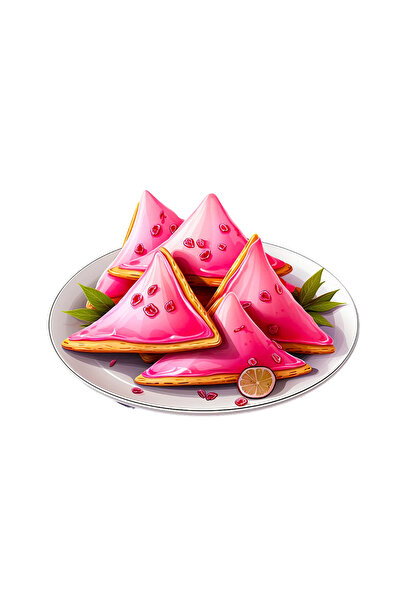 INOVATIX Set of 8 pieces, Pink Sweets Sticker, INOVATIX®. 6 cm