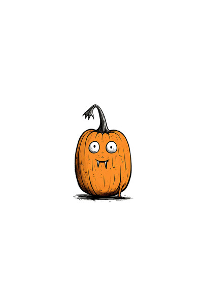 INOVATIX Set de 8 bucăți, autocolant dovleac vampir, INOVATIX®. 6 cm