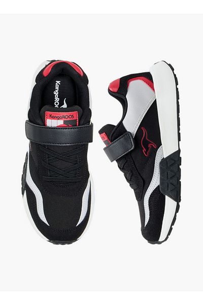 Kangaroos Boys' Colourblock Sports Shoes with Hook and Loop Closure