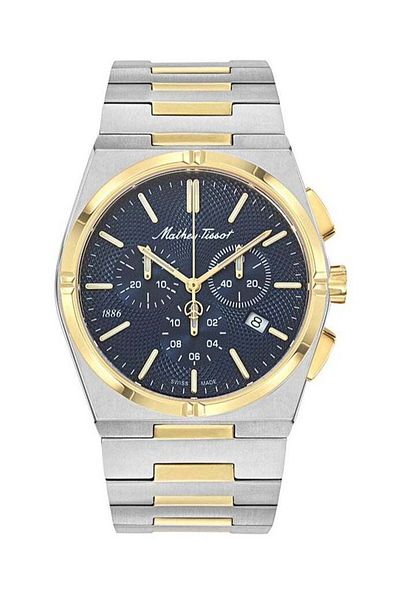 Mathey-Tissot Zeus Chronograph Quartz Blue Dial Men's Watch