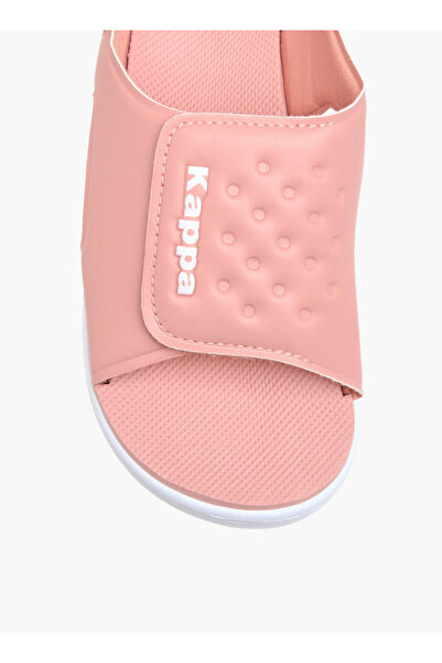 Kappa Girls' Logo Detail Sandals with Hook and Loop Closure