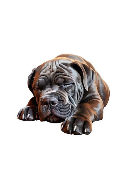 INOVATIX Set de 8 piese, autocolant Cane Corso, INOVATIX®. 6 cm