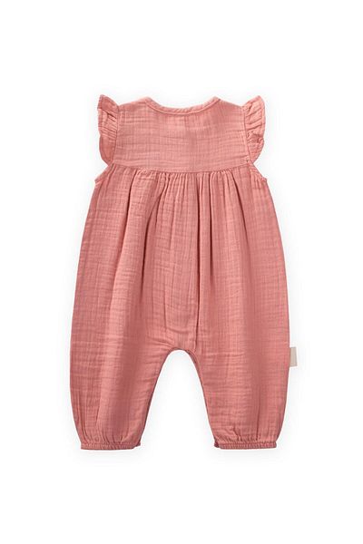 Cigit Organic Embroidered Muslin Jumpsuit 0-3 Years Old Baby