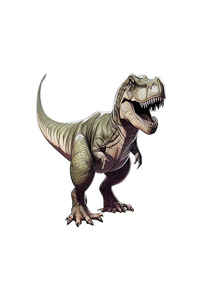 INOVATIX Set de 8 piese, autocolant dinozaur Tyrannosaurus Rex, INOVATIX®. 6 cm