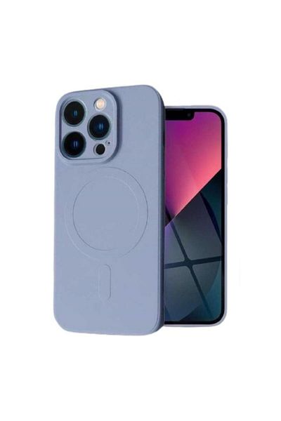 lemontti Husa Silicon Iphone 15 Pro Max Magsafe Gri