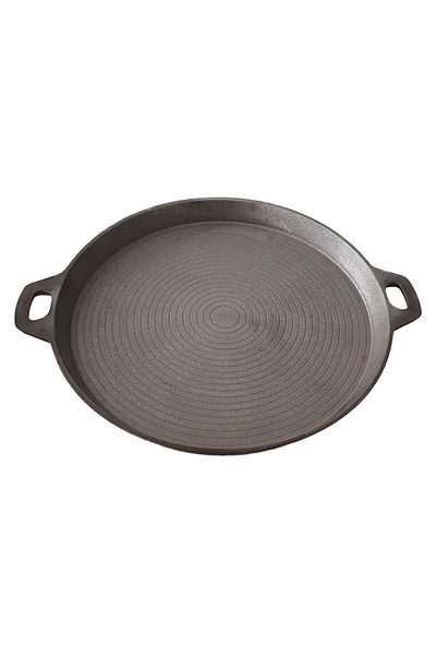 Artool Placa de gratar, rotunda, cu manere, 33x3 cm