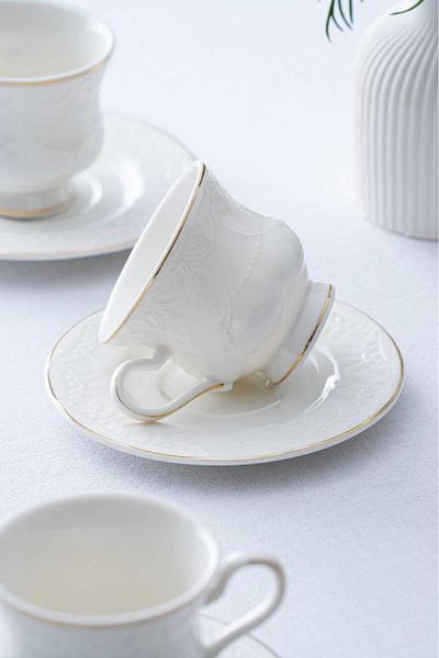 ACAR Veronica Gold Coffee Cup Set for 6 People Syt-06060