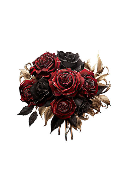 INOVATIX Σετ 8 τεμαχίων, Αυτοκόλλητο Μπουκέτο Ίριδες, INOVATIX®. 6 εκ.