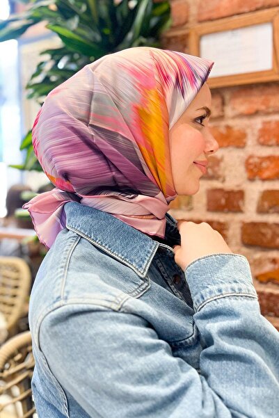 Armine Спортивний шарф з твілу - 8718P-37 - Модель Sunset