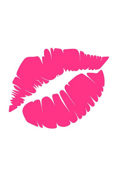 INOVATIX Set de 8 piese, autocolant Sensual Lips Kiss, INOVATIX®. 6 cm