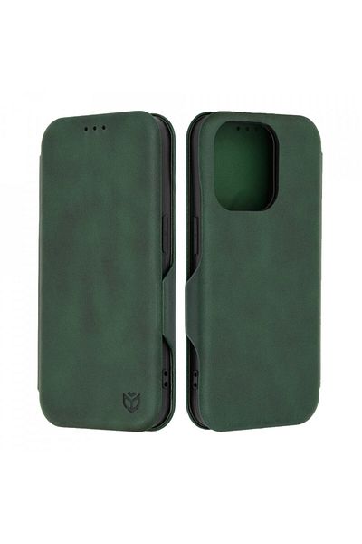 Techsuit Husă portofel Techsuit Safe Plus pentru iPhone 15 Pro, verde