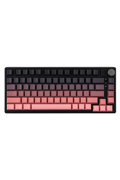 Epomaker HE75 Tri Mechanical Black Pink Flamingo Switch RGB Kablosuz Hotswap Mekanik Gaming Klavye