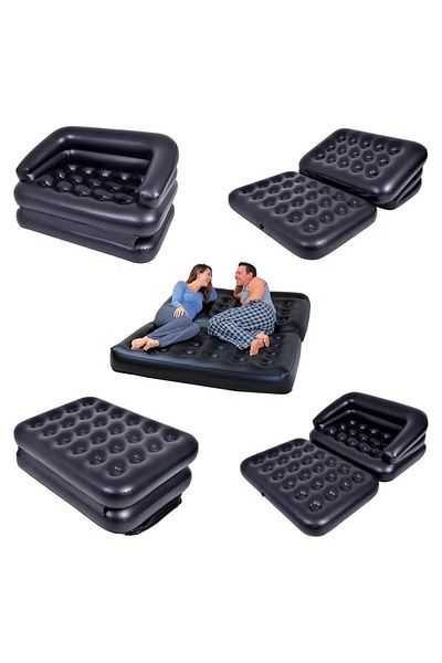FULLJOY 5 in 1 Multifunctional Inflatable Double Air Chair (Chair, Sofa, Relaxing Mattress)