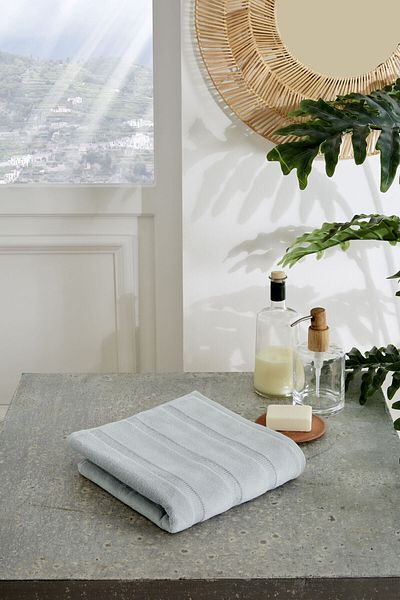 Özdilek Sadem Organic Stripe Hand and Face Towel 50X90 cm