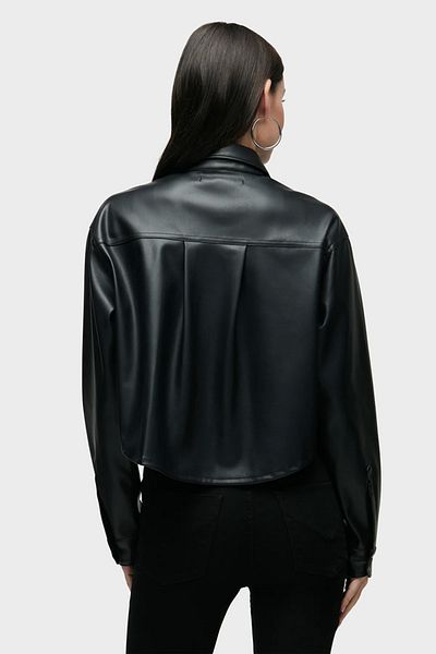 Hudson CAMASA BOXY BTN DOWN SHIRT W/WELT PATCH POCKETS - HUDSON - M, BLACK