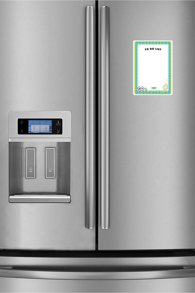 The Grade Summer Sil Timeless Green to Do List Magnetic Fridge Planner Refrigerator Memo Holder Magnet Note Holder