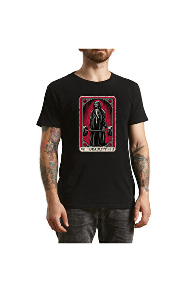 OEM Tricou Barbati GYM Motivational cu touch comic, negru, Marimea L