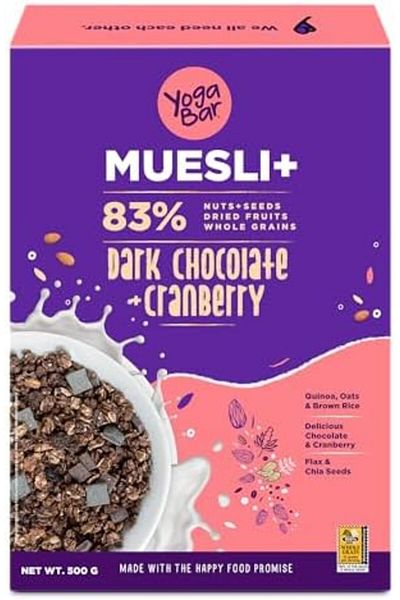 YOGA BAR YOGABAR Muesli - Dark Chocolate & Cranberry 500gm