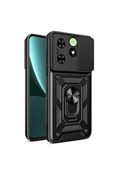 Techsuit Husă pentru Tecno Spark Go 2024 / Spark 20 / Spark 20C - Seria Techsuit CamShield - Neagră