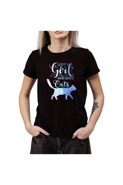 OEM Tricou Dama Pisici cu gluma tipica de pisica lenesa, marimea M