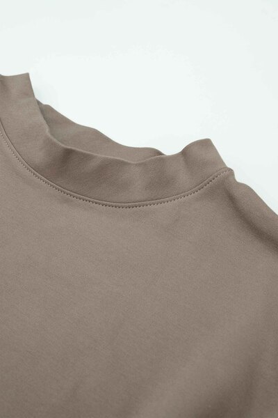 JOJOMIA تي شيرت نسائي أساسي من Anesha Crop