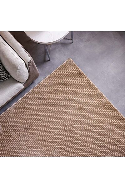 Danube Home Modern Mose Rug Polypropylene + Polyester Area Rug Floor Covering L180xW120cm-Beige
