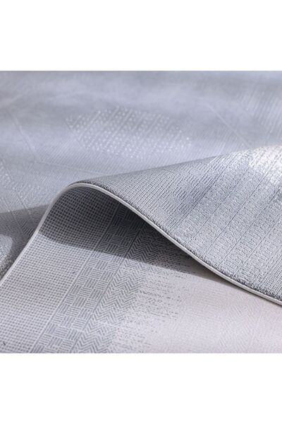 Danube Home Luxura Artsilk Modern Contemporary Rug Acrylic Area Rug Floor Covering L340xW240cm-Blue