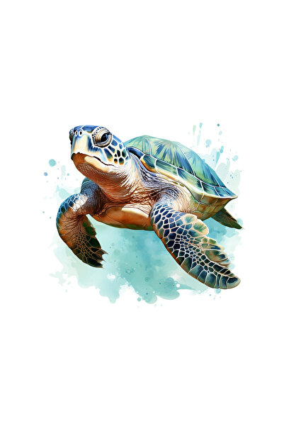 INOVATIX Set de 8 piese, autocolant cu broască țestoasă albastră, INOVATIX®. ...