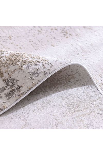 Danube Home Luxura Artsilk Modern Contemporary Rug Acrylic Area Rug L230xW160cm-Beige Grey 231300472014