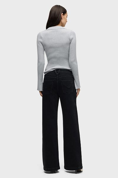 Hudson JODIE WIDE LEG JEANS - HUDSON - 29, BLACK