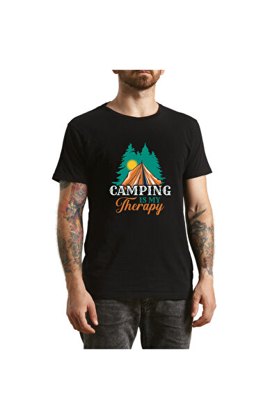 OEM Tricou Barbati Lost in Nature, pentru iubitorii de libertate, negru, mari...