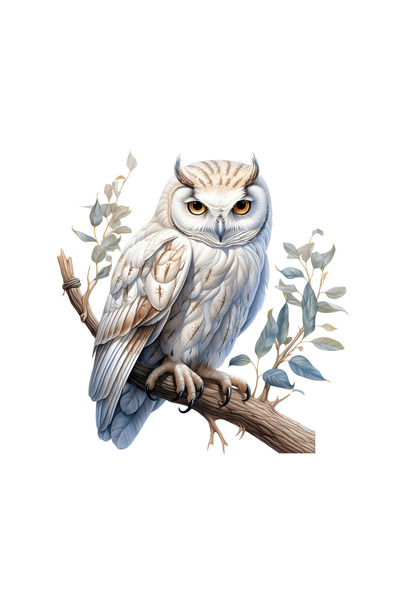 INOVATIX Set de 8 bucăți, autocolant Bufniță Aurie, INOVATIX®. 6 cm