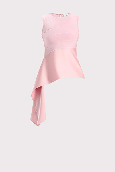 Herve Leger BANDAGE TOP WITH SASH - HERVE LEGER - M, PINK