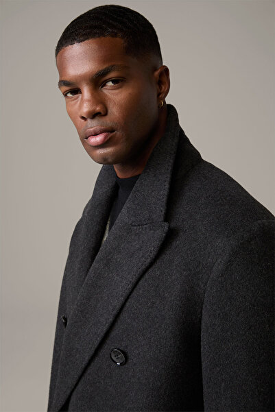 STRELLSON LANED COAT - - 50, GRAY