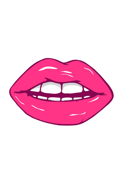 INOVATIX Set de 8 piese, autocolant buze senzuale cu dinți, INOVATIX®. 6 cm