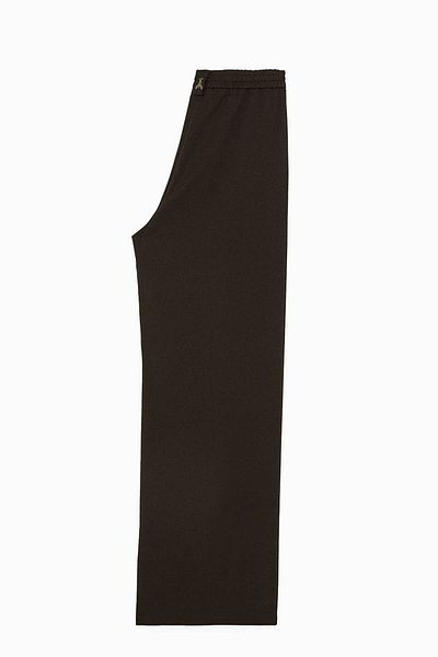 Patrizia Pepe Elastic Waist Trousers - - 44, Black