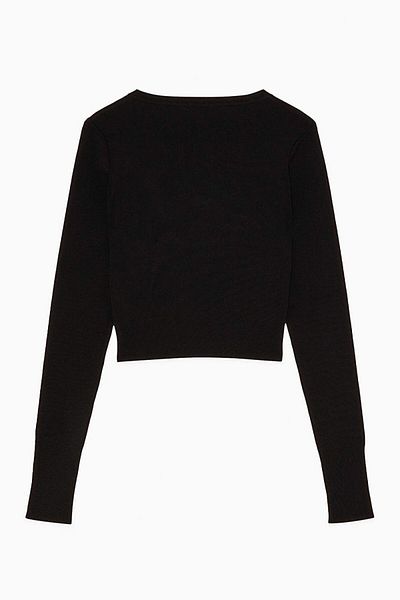 Patrizia Pepe Top scurt - - L, Negru