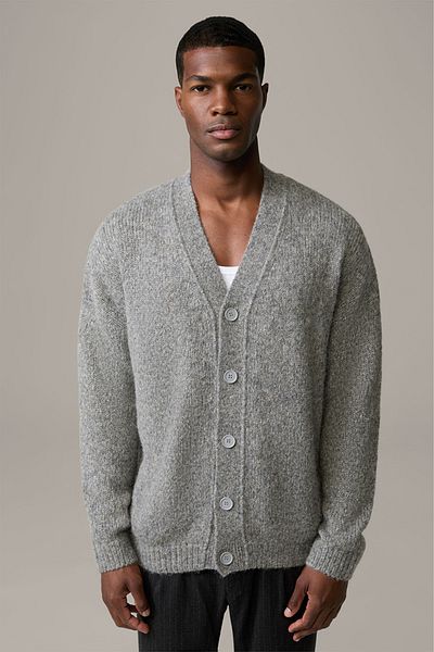 STRELLSON CARDIGAN Ash-J - STRELLSON - S, GRAY