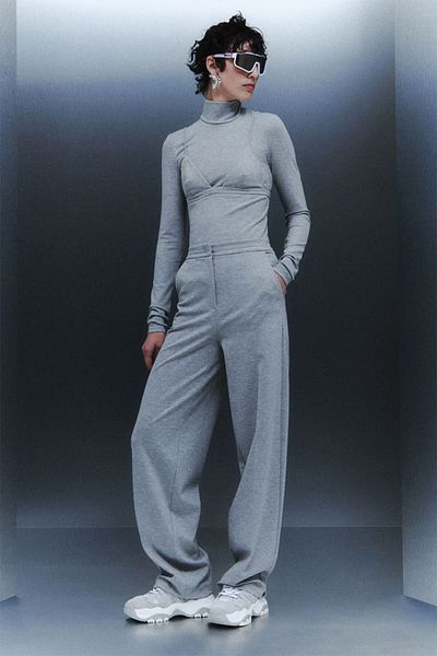 Patrizia Pepe Wide Pants - - 38, Gray