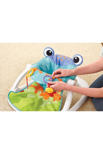 fulina Portable Baby Rocking Chair,with Hanging Toy,Frog Themed,Experience in Multiple Modes,Gift for Baby