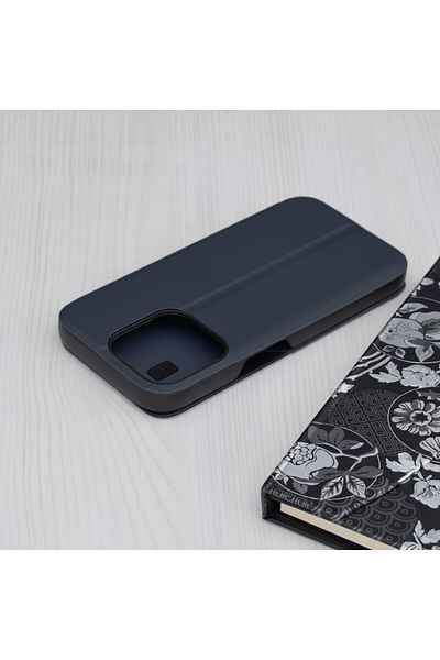 Techsuit Husă pentru iPhone 15 Pro - Seria Techsuit eFold - Albastru închis