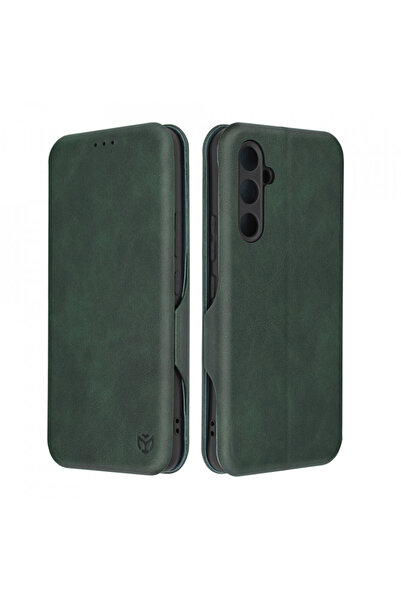 Techsuit Husă tip portofel Secure Plus pentru Samsung Galaxy A54, Verde