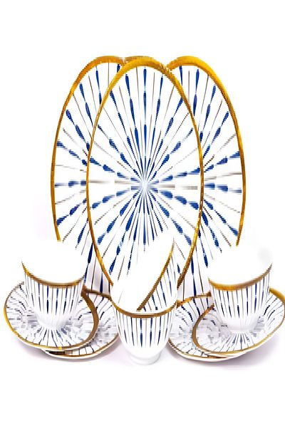 bello 12-Piece Melamine Dinner Set – Durable & Lightweight, Ideal for Everyday Use